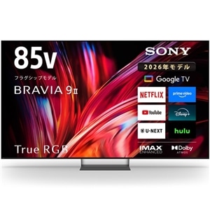 SONY�i�\�j�[�j&nbsp;85V�^�@4K�`���[�i�[�����t���e���r�@BRAVIA 9 II�@XR90M2�V���[�Y�iGoogle TV�j&nbsp;K-85XR90M2