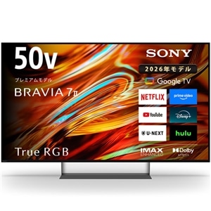 SONY�i�\�j�[�j&nbsp;50V�^�@4K�`���[�i�[�����t���e���r�@BRAVIA 7 II�@XR70M2�V���[�Y�iGoogle TV�j&nbsp;K-50XR70M2