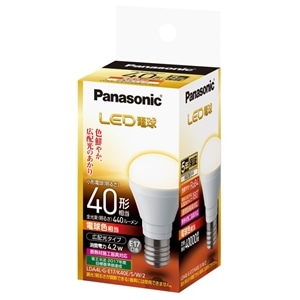 Panasonic（パナソニック） ＬＥＤ電球｜LDA4LGE17K40ESW2｜[通販]ケーズデンキ