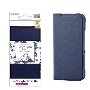 エレコム Google Pixel 8a ソフトレザーケース 薄型 磁石付 エレコム Google Pixel 8a ソフトレザーケース 薄型 磁石付