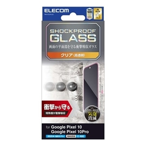 �G���R��&nbsp;Google Pixel 10/10 Pro�p �K���X�t�B���� SHOCKPROOF ������&nbsp;PM-P252FLGZ
