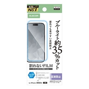 �G���R��&nbsp;iPhone 17 �t�B���� �u���[���C�g�J�b�g �w��h�~ ���˖h�~&nbsp;PM-A25AFLBLN