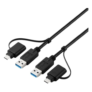 �G���R��&nbsp;USB Type-C(TM)�ϊ��A�_�v�^�[�t�������N�P�[�u��(USB3.0)&nbsp;UC-TV8BK
