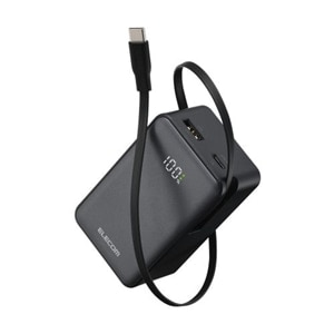 �G���R��&nbsp;������莮�P�[�u����̌^���o�C���o�b�e���[(10000mAh/35W)&nbsp;DE-C82L-10000BK