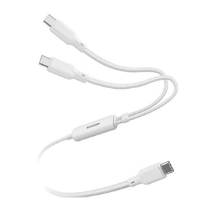 �G���R��&nbsp;USB Type-C(TM) - USB Type-C 2WAY�P�[�u��(USB2.0/140W/���b�V��)&nbsp;U2C-CCCA12WH