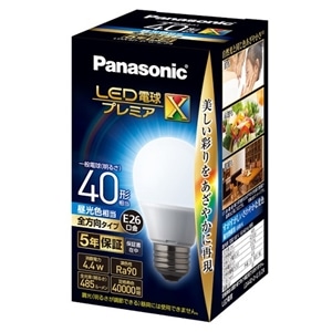 Panasonic（パナソニック） ＬＥＤ電球 ４０形 Ｅ２６｜LDA4DDGSZ4