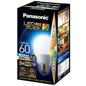 Panasonic LED電球 一般電球形 60W形相当 7.8W 6個セット