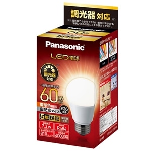 Panasonic（パナソニック） ＬＥＤ電球 調光タイプ ６０形 Ｅ２６