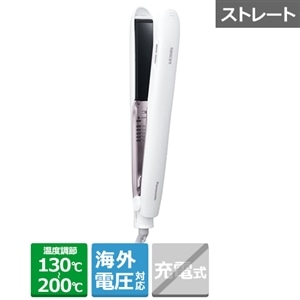 Panasonicヘアーアイロン ストレート用 ナノケア  EH-HS9J-W