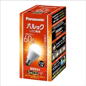 Panasonic（パナソニック） パルック LED電球 広配光 電球色 １個入り