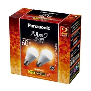 Panasonic（パナソニック） パルック LED電球 プレミア 7.0W 2個入