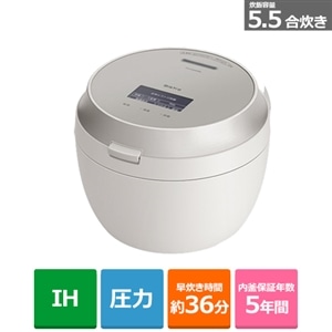 Panasonic（パナソニック） 可変圧力IHジャー炊飯器 Bistro（ビストロ） Vシリーズ｜SR-V10BB-H｜[通販]ケーズデンキ