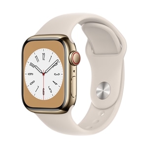 Apple（アップル） Apple Watch Series 8（GPS + Cellularモデル）｜MNJC3J/A(APPLE WATCH S8  41 GOLD SS ST SP CEL)｜[通販]ケーズデンキ