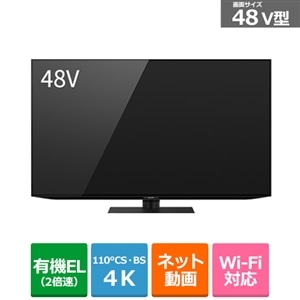 SHARP（シャープ） 48V型 4Kチューナー内蔵有機ELテレビ AQUOS OLED GQ3ライン（google tv）｜4T -C48GQ3｜[通販]ケーズデンキ