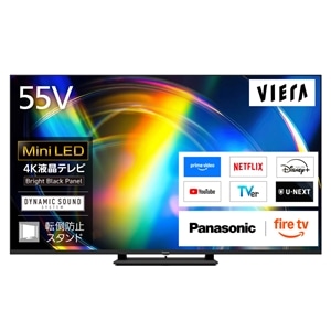 Panasonic�i�p�i�\�j�b�N�j&nbsp;55V�^�@4K�`���[�i�[�����t���e���r�@VIERA�i�r�G���j�iFire TV�j&nbsp;TV-55W95C