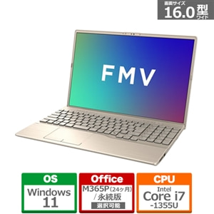 富士通 16型ノートパソコン FMV Note A｜FMVA76K3GK｜[通販]ケーズデンキ