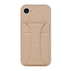 NATURAL design&nbsp;iPhone16e�Ή� �w�ʌ^�P�[�X�iNICOLA�j&nbsp;iP24SP-NIC04