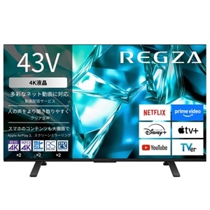 REGZA�i���O�U�j&nbsp;43V�^�@4K�`���[�i�[�����t���e���r�@4K�t�����O�U�@M5 series  M550S&nbsp;43M550S