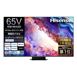�n�C�Z���X�E�W���p��&nbsp;65V�^�@4K�`���[�i�[�����t���e���r�@RGB MiniLED�@RGB UXS�V���[�Y&nbsp;RGB 65UXS