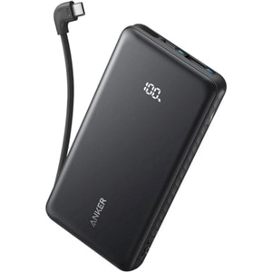 ANKER&nbsp;���o�C���o�b�e���[ Zolo Power Bank (10000mAh, 22.5W, Built-In USB-C�P�[�u��)&nbsp;A110DN11
