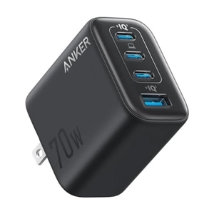 ANKER&nbsp;USB�}���[�d��@Anker Zolo Charger (70W, 4 Ports)&nbsp;A121CN11