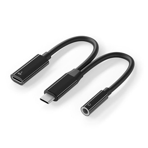 PGA USB-C[d|[gt 3.5mm to USB-C CzϊA_v^ PG-35CCHG01BK