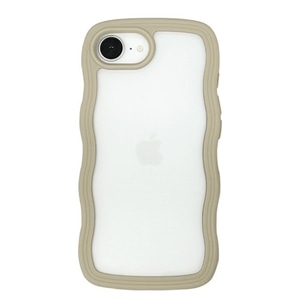 bbbteBA iPhone 16eΉ Wavy Case UNI-CSIP25S-5WCGG