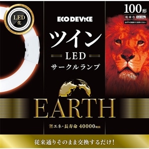 �G�R�f�o�C�X&nbsp;�c�C��LED�T�[�N�������v�@100�`&nbsp;EFHD100LED-W