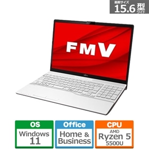 富士通 15.6型ノートパソコン FMV LIFEBOOK AHシリーズ AH450/J｜FMVA450JW｜[通販]ケーズデンキ