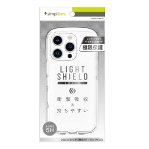 トリニティ iPhone 16 Pro [LIGHT SHIELD Solid] ハイブリッド
