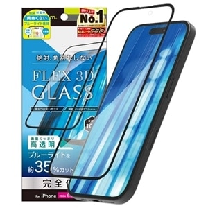 gjeB iPhone 16 Pro Max [FLEX 3D] FȂu[Cgጸ t[KX TR-IP24L3-G3-B3CCBK