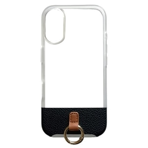 gjeB iPhone 16 [FINO Ring] XgbvOt wʃNAnCubhU[P[X AM-IP24M2-FIR-BK