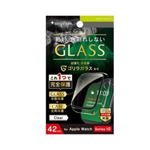 �g���j�e�B&nbsp;Apple Watch 42mm Series 10 �Ή� �K���X��̌^PC�P�[�X&nbsp;TR-AW2443-GLPC-GOCCL