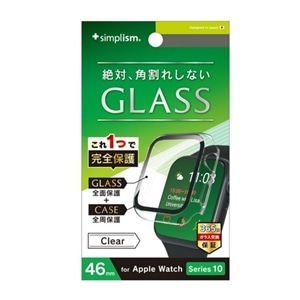 �g���j�e�B&nbsp;Apple Watch 46mm Series 10 ������ �K���X��̌^PC�P�[�X&nbsp;TR-AW2446-GLPC-CCCL