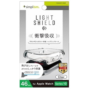 gjeB Apple Watch 46mm Series 10 [LIGHT SHIELD+] Ռz  KX̌^TPUP[X TR-AW2446-GLLD-CCCL