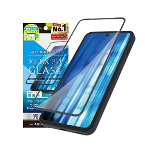 gjeB AQUOS sense9Ή [FLEX 3D]t[KX TR-AQ24S-G3-B3CCBK