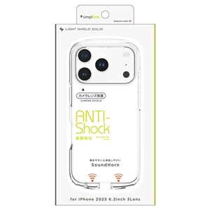 �g���j�e�B&nbsp;iPhone 17 Pro�p�@[LIGHT SHIELD Solid] �������݌v �Ռ��z�� �n�C�u���b�h�N���A�P�[�X&nbsp;TR-IP25M3-LDSL-CLCL