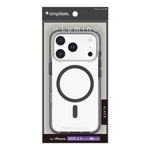 �g���j�e�B&nbsp;iPhone 17 Pro�p�@[Lumino] MagSafe�Ή� �w�ʃN���A�n�[�h�P�[�X&nbsp;TR-IP25M3-LOCMS-CLBK