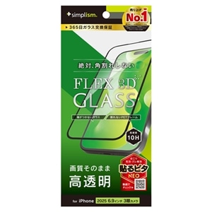 �g���j�e�B&nbsp;iPhone 17 Pro Max�p�@[FLEX 3D] �����t���[���K���X&nbsp;TR-IP25L3-G3-CCBK