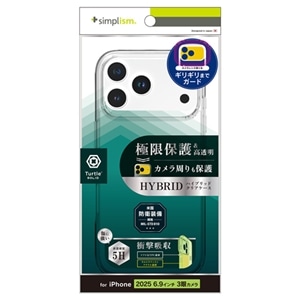 �g���j�e�B&nbsp;iPhone 17 Pro Max�p�@[Turtle Solid] �������݌v �n�C�u���b�h�P�[�X&nbsp;TR-IP25L3-TTSL-CL