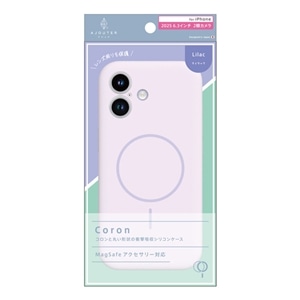 �g���j�e�B&nbsp;iPhone 17�p�@ajouter [Coron] MagSafe�Ή� �������݌v �Ռ��z���V���R���P�[�X&nbsp;AJ-IP25M2-CR-LIL