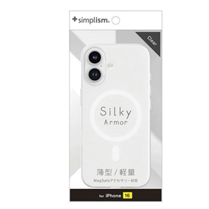 �g���j�e�B&nbsp;iPhone 16�Ή� �V���L�[�^�b�`�P�[�X�iSilky Armor�j&nbsp;TR-IP24M2-SA-CL