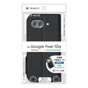 �g���j�e�B&nbsp;Google Pixel 10a�Ή��iFlipNote�j�t���b�v�m�[�g�P�[�X&nbsp;TR-PX2610A-FN-SHBK