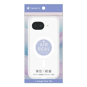 �g���j�e�B&nbsp;Google Pixel 10a�Ή� [AIR-REAL INVISIBLE] �}�O�l�b�g�z�����A�N�Z�T���[�Ή� ���^�y�ʃn�[�h�P�[�X&nbsp;TR-PX2610A-ARPMS-CL