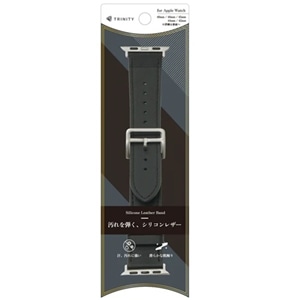 �g���j�e�B&nbsp;Apple Watch 49mm / 46mm / 45mm / 44mm / 42mm �V���R�����U�[�o���h&nbsp;TR-AW26L-ABL-SIBK