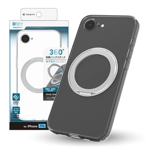 トリニティ iPhone 17e/16e対応 ハイブリッドクリアケース｜TR-IP26S