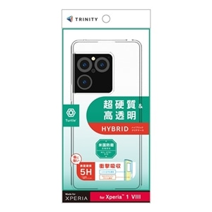 �g���j�e�B&nbsp;Xperia 1 VIII [Turtle] �n�C�u���b�h�P�[�X&nbsp;TR-XP263-TT-CL