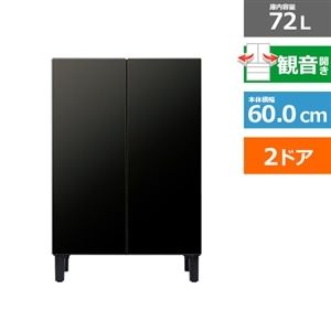 AQUA（アクア） 2ドア冷凍冷蔵庫 ［ルーク］｜AQR-FD7B(K)｜[通販