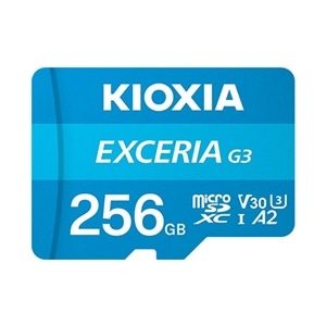 KIOXIA�i�L�I�N�V�A�j&nbsp;EXCERIA G3 microSDXC UHS-I �������J�[�h&nbsp;KMU-C256G