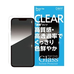 Deff&nbsp;iPhone 17e/16e/14/13�Ή� �K���X�t�B�����uHigh Grade Glass�v&nbsp;DG-IPSE4G3F